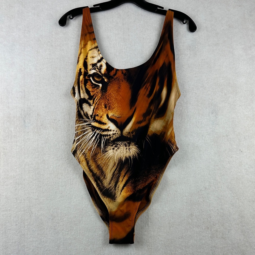 ROBERTO CAVALLI X SKIMS ONE PIECE | TIGER FACE Size Large
